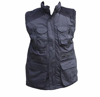 Body Warmer Gilet Warm Lined With Lots Of Pockets Multi Pocket Padded Waist Coat, New - main image