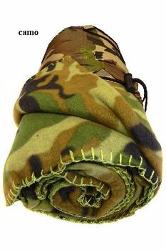 Fleece Blanket 200 x 150cm In Olive Green, Camo And Desert Sand, New - main image