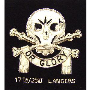 Blazer badge of the 21st lancers