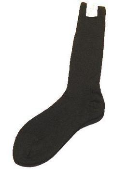 Thin Black Army Socks New Genuine Army Issue Black Wool / Nylon Long Socks - main image