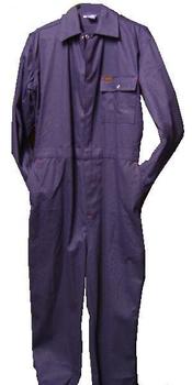purple boiler suit