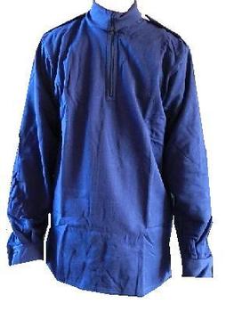 Norgi Shirt Naval Issue Blue Norgi Norwegian Zip Neck Shirts - Lightweight, New