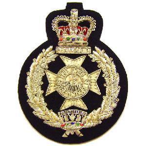 Blazer badge of the Royal Green Jackets