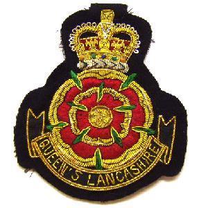Blazer badge of the Queens Lancashire regiment