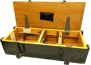 GPMG Wooden Storage Box, Nice strong Wooden Ammo box Crate Gun Box - main image