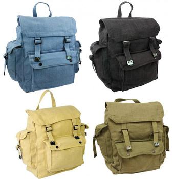 Canvas Large Pack Haversack Large Webbing Bag Canvas With Pockets (BP007) - main image