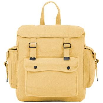 Canvas Large Pack Haversack Large Webbing Bag Canvas With Pockets (BP007) - main image