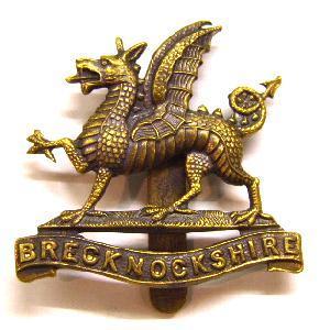 The Brecknockshire Battalion Cap badge