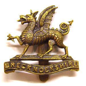 The Brecknockshire Battalion Cap Badge - main image