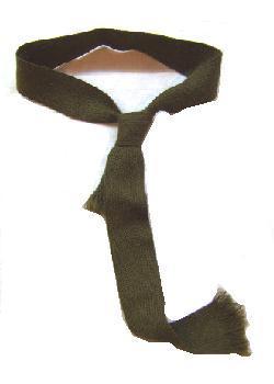 British Army Khaki Tie Great For Fancy Dress - main image
