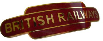 British Railways Enamel Totem Sauasge Train Badge - Different Regions - main image