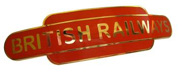 British Railways Enamel Totem Sauasge Train Badge - Different Regions - main image