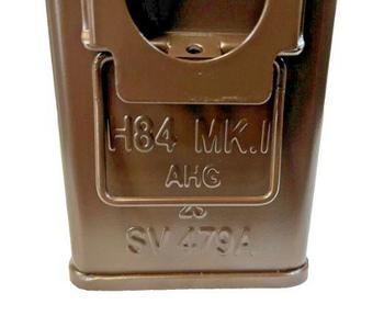 Brown 30 Cal 7.62mm H84 Small Arms Genuine British Army Issue - Heavier Steel Ammo Box New - main image