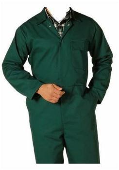 Boilersuit, Coverall Spruce Green Zipped front Poly Cotton Boilersuit