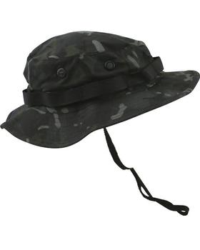 Boonie Jungle Hat Black BTP US style Dark Night Camo Ripstop Hat