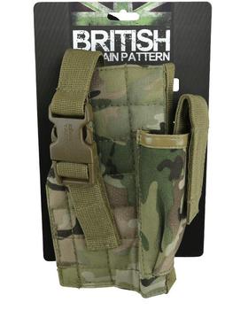 BTP Molle Gun Holster Multicam Style Pistol Holster With Mag Pouch - main image