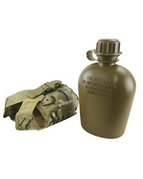 Water Bottle BTP Multicam Style Quick Release Water Bottle And Pouch - main image