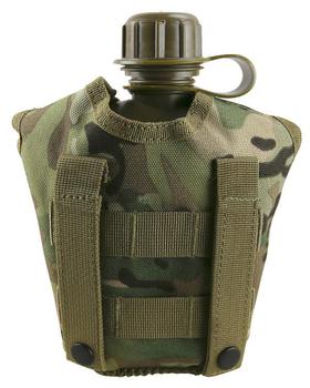 Water Bottle BTP Multicam Style Quick Release Water Bottle And Pouch - main image
