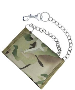 Wallet on Chain BTP Multicam Style Wallet Multi Cam Velcro Wallet With Chain