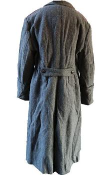 Greatcoat Military Issue Dark Mottle Grey Trench / Great Coat Used Eastern Bloc - main image