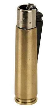 50 Cal, Refillable Clipper lighter in a 50 cal brass bullet Case Shell