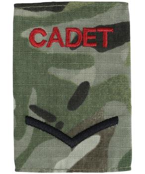Cadet Rank Slides BTP Multicam Type Ripstop Rank Slides - main image