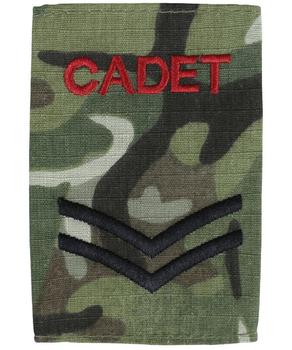 Cadet Rank Slides BTP Multicam Type Ripstop Rank Slides - main image