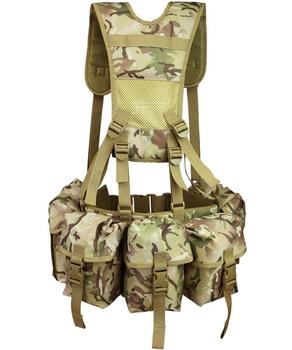 Cadet Webbing Set 6 Piece BTP Multicam Style Webbing Set For The Cadet Forces - main image