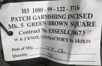 British Military Issue Garnish Square Camo Hide / Camera Netting 26 Inch Square - main image