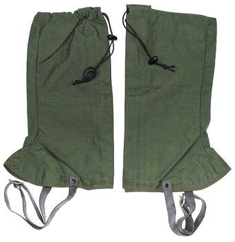 Gaiters Olive Green Canvas British Army Issue Heavy Weight General Service Gaiter - main image