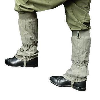 Genuine Military issue Olive green Canvas gaiter - main image