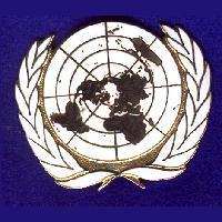New Current Issue Metal and Enamel United Nations Cap Badge - main image