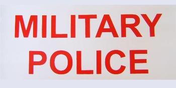 Military Police vehicle Sticker