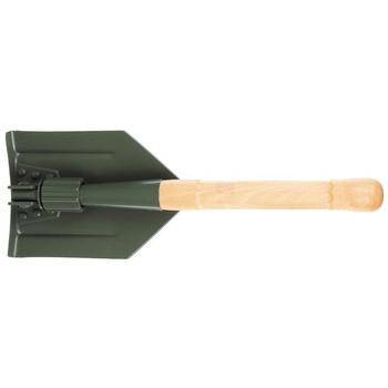 Folding Field Spade With Wooden Handle Robust Heavy Weight Entrenching Shovel / Spade / Tool 27022 - main image