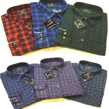 New Quality 100% Brushed Cotton Checked Shirt / Shirts - main image