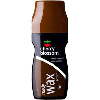 Cherry Blossom Ready Wax Brown Instant Shoe Shine Colour enriching - main image