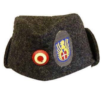 Grey Side Cap Civil Defence Danish Side Cap/Garrison Cap - main image