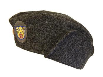 Grey Side Cap Civil Defence Danish Side Cap/Garrison Cap - main image