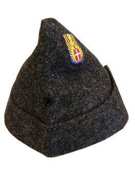 Grey Side Cap Civil Defence Danish Side Cap/Garrison Cap - main image
