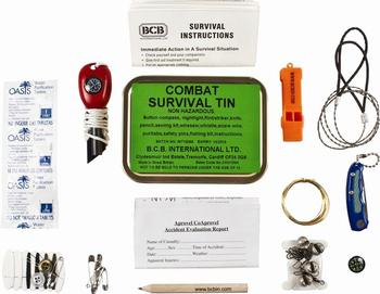 Combat Survival Kit 17 Piece Survival Kit In A Tin - CK015 - main image