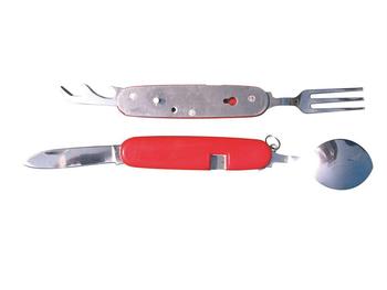 All In One Penknife With Fork And Spoon Multi Functional KFS - main image