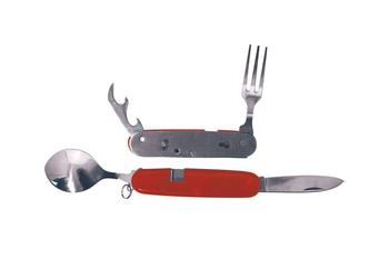 All In One Penknife With Fork And Spoon Multi Functional KFS - main image