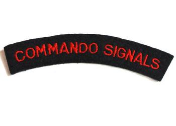 Commando, Commando Signals Shoulder Title - main image