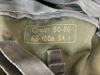 Karrimor Condor 60-80 Olive Rucksack With Side Pockets Very Nice Graded Condition - main image