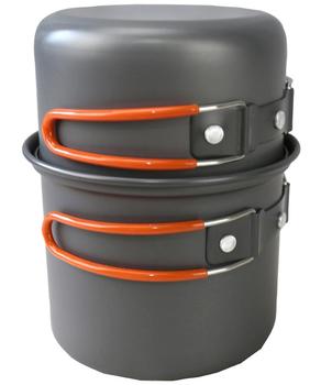 Aluminium Anodised Coated Cookset / Pan Set - Coated Pan Set Lightweight - main image