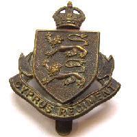 Cyprus Regiment Cap badge