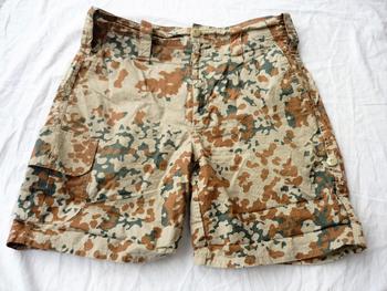 Desert Dancam Ripstop M/84 M/01 Shorts Danish Military HMAK Flecktarn Shorts, Used And Super - main image