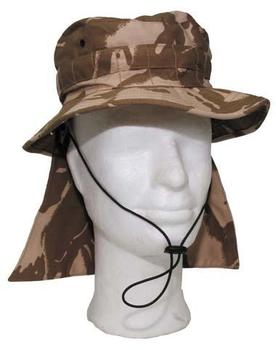 Desert Boonie Hat New /  British Army Issue Combat Hat with / without  Removable flap Or Just Velcro