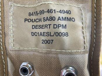 Desert DPM SA80 AMMO Pouch Molle Webbing Genuine Ammunition Pouches - main image