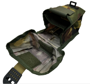 Dutch Military Pouch DPM Woodland Camo 5.56mm 30 RD Dimaco Magazine Pouch MOLLE STANAG - main image